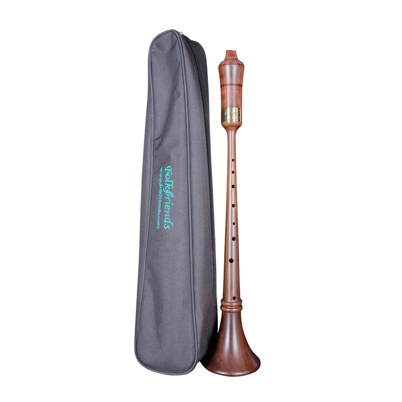 Tasche für Rauschpfeife aus Palisander in G-Dur / A-Moll