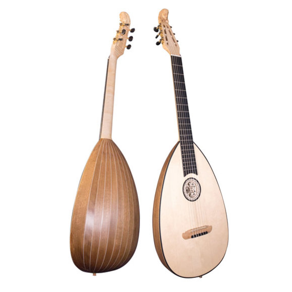 Gitarrenlaute Folkfriends - (vierte Generation) mit 3D - Rosette