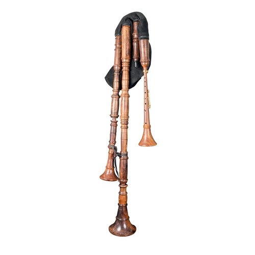 Medieval Bagpipes - 2 drones G-Major/a-minor + Rauschpfeife in one!