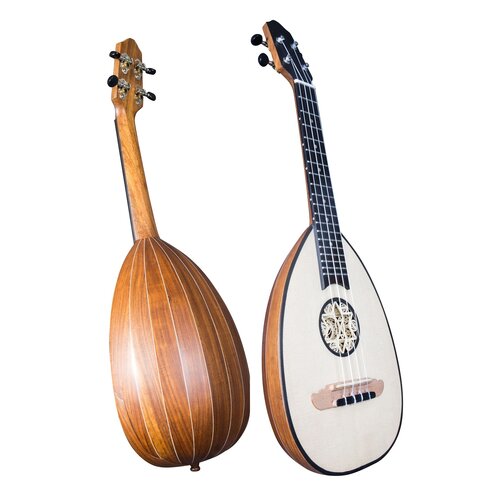 Baroque ukulele "Concerto" Ukulele-lute Concert ukulele with lute body + BAG