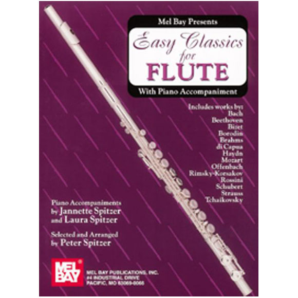 Easy Classics for Flute with Piano Accompaniment