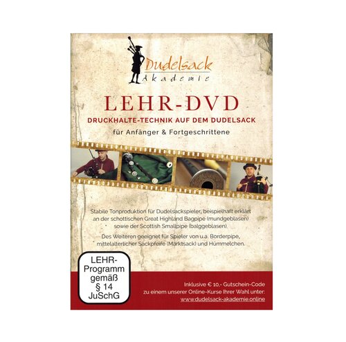 Lehr-DVD Druckhalte-Technik auf dem Dudelsack